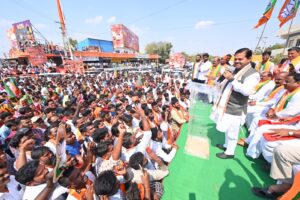 B.L. Varma at Tandur Rally