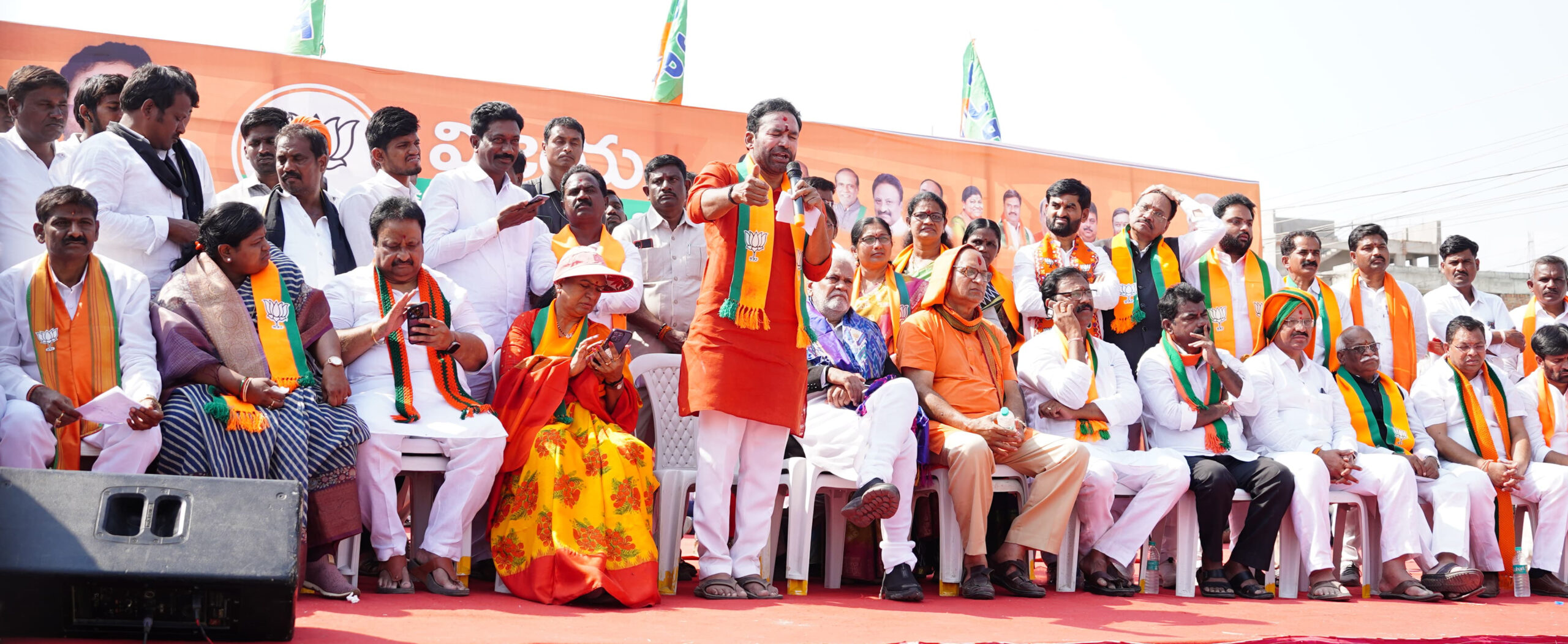 Kishan Reddy at Vijaya Sankalpa Sabha