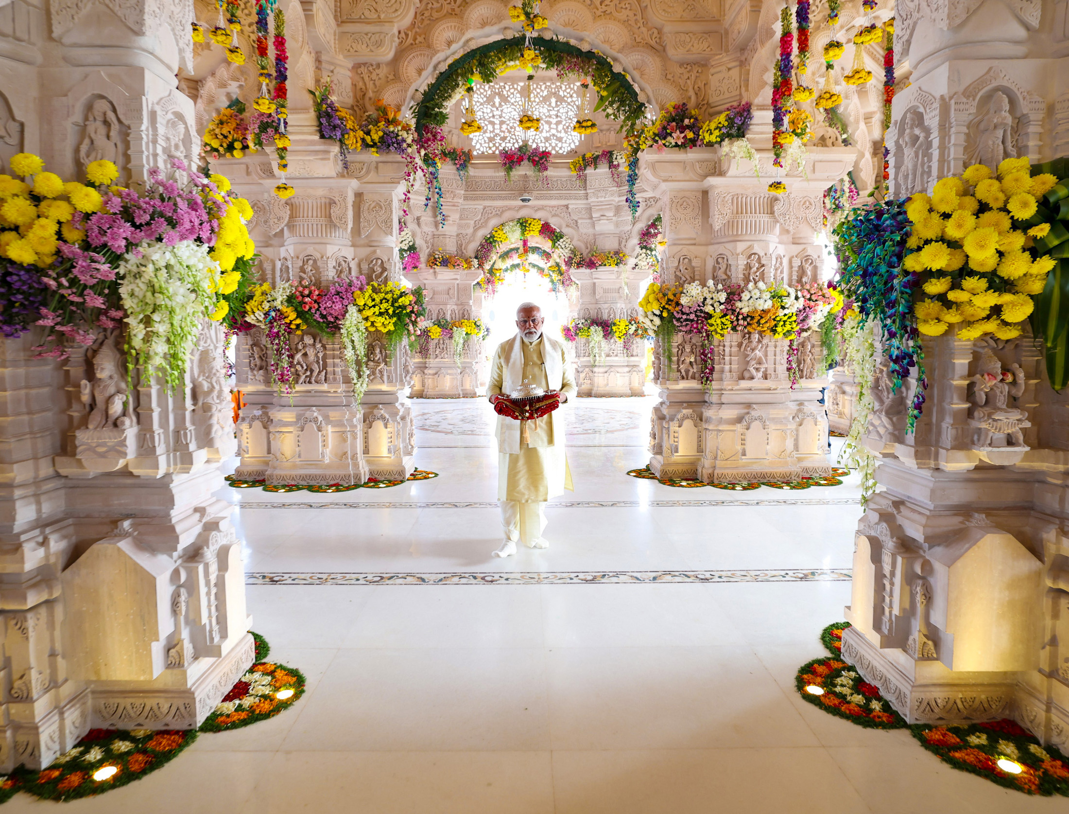 PM Modi at Pran Pratishtha Program Ayodhya