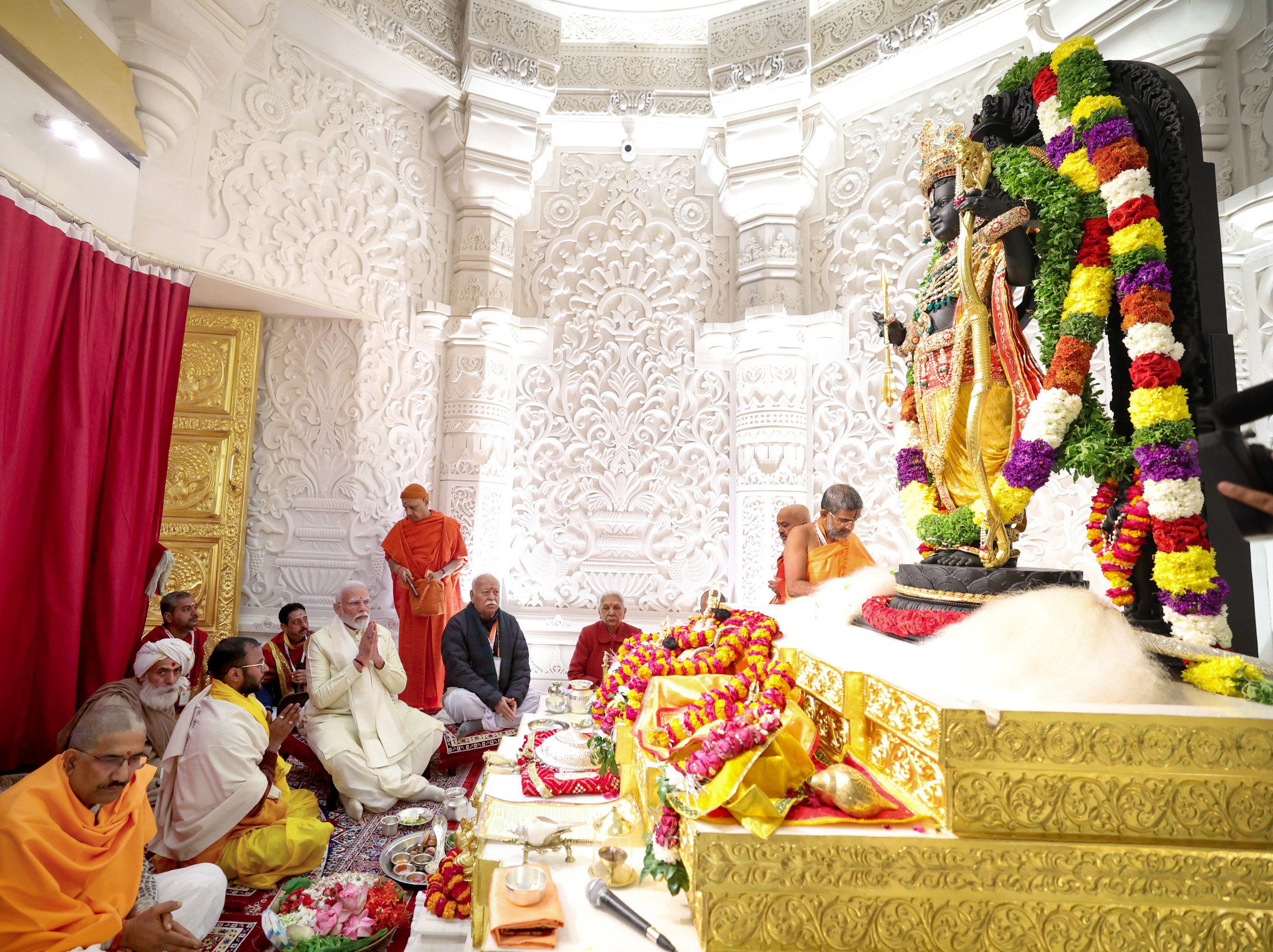 PM Modi at Pran Pratishtha Program Ayodhya