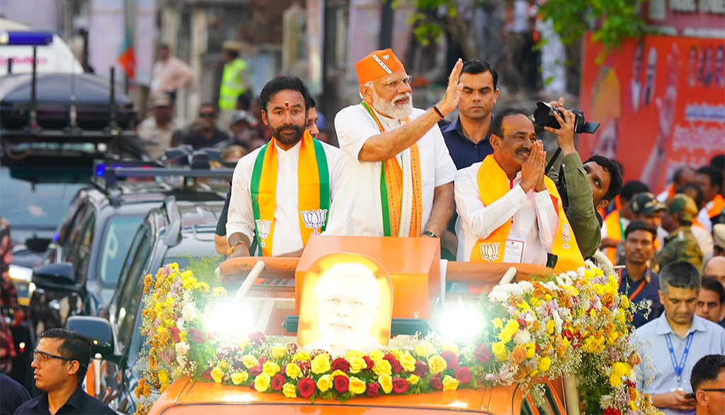 Modi Malkajgiri Road Show