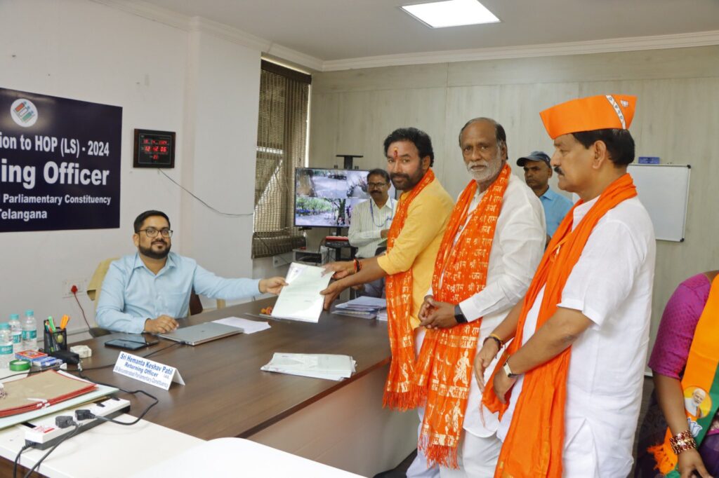 G Kishan Reddy Nomination