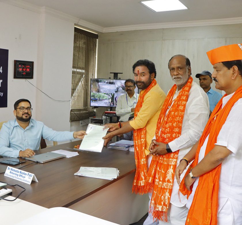 BJP Telangana Candidates Files Nominations