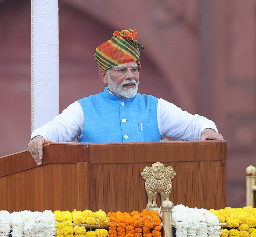 Modi at Independence Day