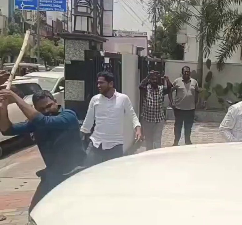 Kaushik Reddy Car attack