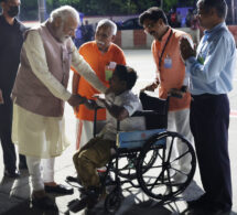 Modi with Divyang